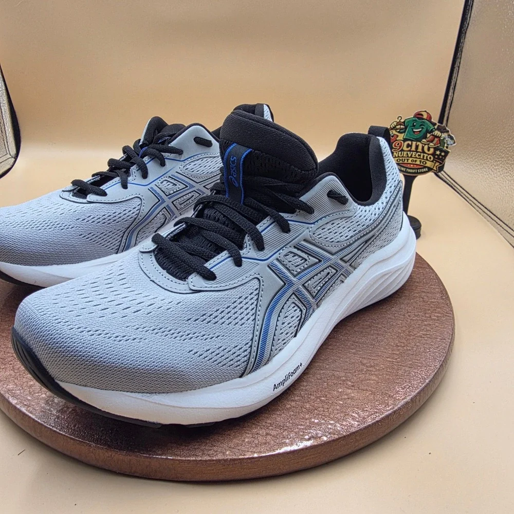Asics Gel-Excite 10 Mens Running Shoes Grey White Blue 1011B681 Size 8.5
